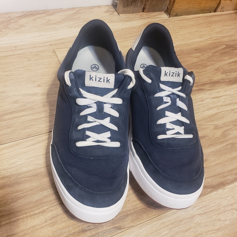 Kizik Men Navy Blue Sneakers 13 Wide Versatile Durable Quality Boating - Picture 4 of 4